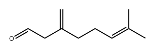 7-methyl-3-methyleneoct-6-enal Struktur