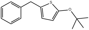 2-(1,1-Dimethylethoxy)-5-(phenylmethyl)thiophene Struktur