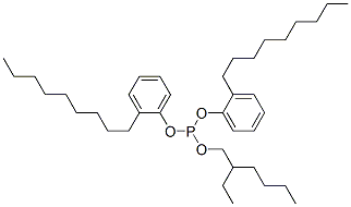 2-ethylhexyl bis(nonylphenyl) phosphite Struktur