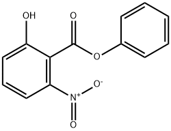 2-Hydroxy-6-nitrobenzoic acid phenyl ester Struktur