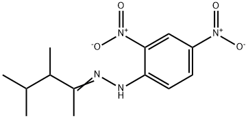 3,4-Dimethyl-2-pentanone 2,4-dinitrophenyl hydrazone Struktur