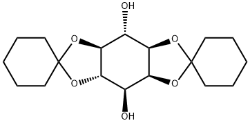 1,2:4,5-DI-O-CYCLOHEXYLIDENE-MYO-INOSITOL Struktur