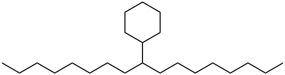 (1-Octylnonyl)cyclohexane Struktur