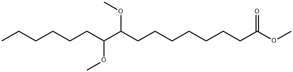 9,10-Dimethoxyhexadecanoic acid methyl ester Struktur