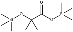 2-Methyl-2-[(trimethylsilyl)oxy]propionic acid trimethylsilyl ester Struktur