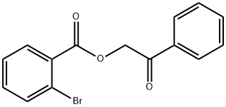 2-Bromobenzoic acid phenacyl ester Struktur