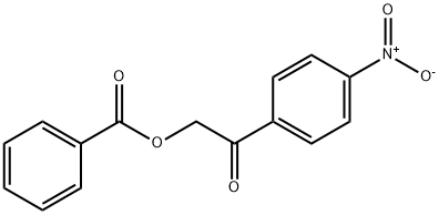 Benzoic acid 2-oxo-2-(4-nitrophenyl)ethyl ester Struktur