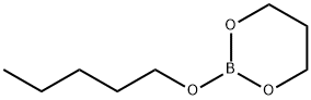 2-(Pentyloxy)-1,3,2-dioxaborinane Struktur