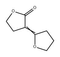 (3Z)-3-(oxolan-2-ylidene)oxolan-2-one Struktur