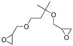 1,1'-[(dimethylpropane-1,3-diyl)bis(oxy)]bis(2,3-epoxypropane) Struktur