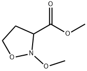 3-Isoxazolidinecarboxylicacid,2-methoxy-,methylester(9CI) Struktur