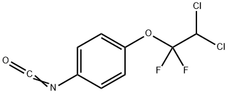 1-(2,2-dichloro-1,1-difluoroethoxy)-4-isocyanatobenzene  Struktur