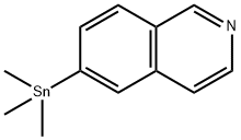 6-TRIMETHYLSTANNANYLISOQUINOLINE Struktur