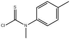 N-METHYL-N-(4-METHYLPHENYL)THIOCARBAMOYL CHLORIDE Struktur