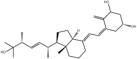 1,25-dihydroxyergocalciferol Struktur