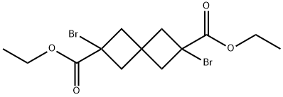 Diethyl 2,6-dibroMospiro[3.3]heptane-2,6-dicarboxylate Struktur