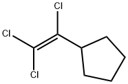 1,1,2-Trichloro-2-cyclopentylethene Struktur