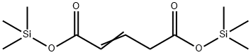 2-Pentenedioic acid bis(trimethylsilyl) ester Struktur