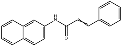 N-(2-Naphthalenyl)-3-phenylpropenamide Struktur