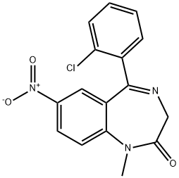 METHYL CLONAZEPAM Struktur