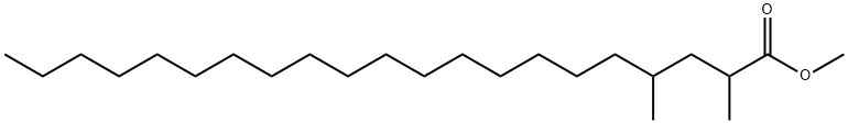 2,4-Dimethylhenicosanoic acid methyl ester Struktur