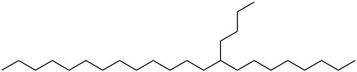 9-Butyldocosane. Struktur