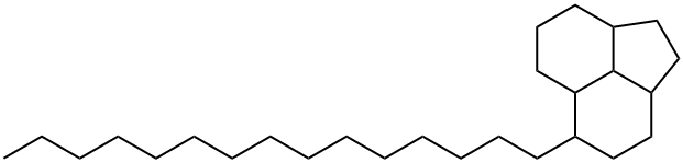 Dodecahydro-5-pentadecylacenaphthylene Struktur