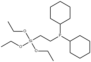 (2-二環(huán)己基膦乙基)三乙氧基硅烷, 55289-47-9, 結(jié)構(gòu)式