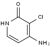 4-Amino-3-chloro-2-hydroxypyridine Struktur