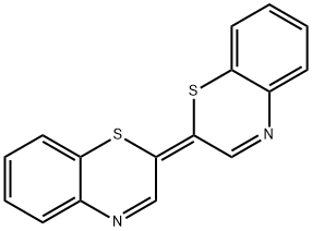 2-[(2Z)-2H-1,4-Benzothiazin-2-ylidene]-2H-1,4-benzothiazine Struktur