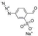 Benzenesulfonic acid,5-azido-2-formyl-,sodium salt Struktur