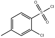 2-CHLORO-4-METHYLBENZENESULFONYL CHLORIDE Structure