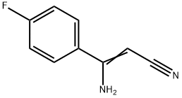 (Z)-3-Amino-3-(4-fluoro-phenyl)-acrylonitrile Struktur