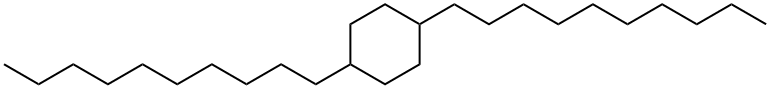 1,4-Didecylcyclohexane Struktur