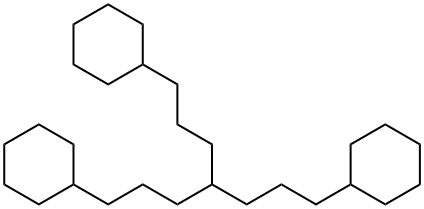 1,1'-[4-(3-Cyclohexylpropyl)-1,7-heptanediyl]biscyclohexane Struktur