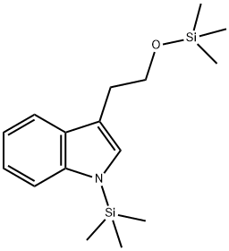 1-Trimethylsilyl-3-[2-[(trimethylsilyl)oxy]ethyl]-1H-indole Struktur