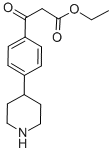 BETA-OXO-4-(1-PIPERIDINYL)-BENZENEPROPANOIC ACID ETHYL ESTER Struktur