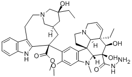 3α-(ヒドラジノカルボニル)-3-デス(メトキシカルボニル)-4-O-デスアセチルビンカロイコブラスチン