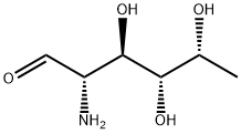 2-Amino-2,6-dideoxy-D-talo-hexose Struktur