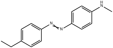 p-(4-Ethylphenylazo)-N-methylaniline Struktur