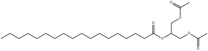 2-(Acetyloxy)octadecanoic acid 1-[(acetyloxy)methyl]ethyl ester Struktur