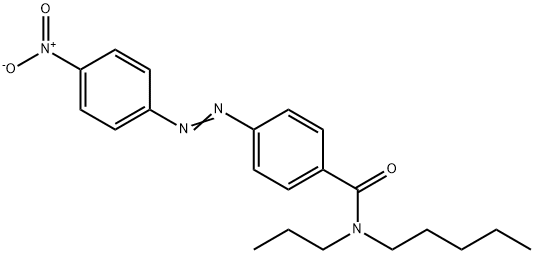 4-[(4-Nitrophenyl)azo]-N-pentyl-N-propylbenzamide Struktur