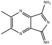 1H-Pyrrolo[3,4-b]pyrazin-3-amine,1-imino-5,6-dimethyl-(9CI) Struktur