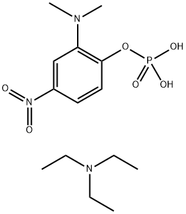 2-(N,N-Dimethylamino)-4-nitrophenyl Phosphate Triethylamine Salt Struktur