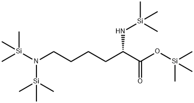 N2,N6,N6-Tris(trimethylsilyl)-L-lysine trimethylsilyl ester Struktur