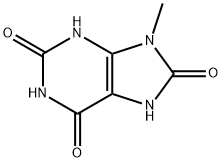 9-METHYLURIC ACID Struktur