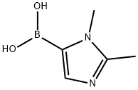 Boronic acid, (1,2-dimethyl-1H-imidazol-5-yl)- (9CI) Struktur