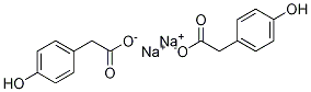 Benzeneacetic acid, 4-hydroxy-, disodiuM salt Struktur