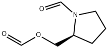 1-Pyrrolidinecarboxaldehyde, 2-[(formyloxy)methyl]-, (S)- (9CI) Struktur