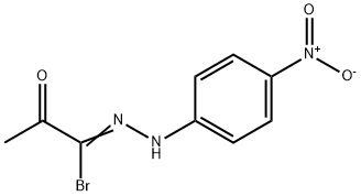 Pyruvoyl bromide p-nitrophenylhydrazone Struktur